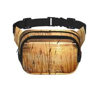 Reeds by the River Sac banane réglable Grand sac banane de voyage Sac banane unisexe