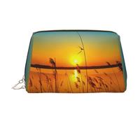 Reeds by The River Trousse de maquillage en cuir Pochette de voyage Organiseur de toilette