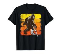 Rééducation blessée Bigfoot blessée T-Shirt Graphique avec Valeur, Homme, Noir, M