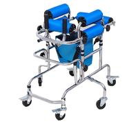 Rééducation portable réglable pour paralysie cérébrale debout avec roues, entraînement multi-scènes pour/paraplégie (hauteur 80 120 cm, charge 140 kg) Utilisation à domicile et à l'hôpital.