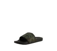 REEF Claquettes / Tongs 'Cushion Slide' brun foncé / olive / vert foncé / noir, Taille 45