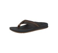 Reef Homme LTHR Ortho-Bounce Coast Tongues, Black/Brown, 39 EU