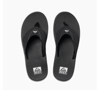 Reef Fanning Men's Flip Flops Noir/Argent Neuf