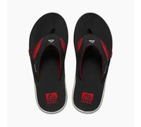 Reef Tongs Fanning Pregame pour homme noir/rouge Taille 45 EU