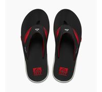 Reef Fanning Pregame Tongs Pour Hommes Noires/Rouges NOUVEAU