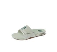 REEF Fanning Slide Sandales décapsuleurs pour homme, soutien de la voûte plantaire, semelle extérieure durable, résistante à l'eau, Soleil Sauge, 44 EU