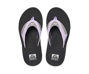 REEF Fanning, Tongs Femme, Gris (Grey/Purple Gpp), 40 EU