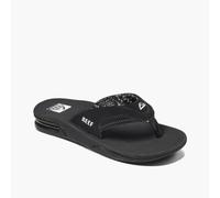 Reef Femme Fanning Tongs, Noir (Black), 37.5 EU
