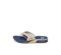 Reef Fanning Tongs pour homme, soutien de la voûte plantaire, semelle extérieure durable, résistantes à l'eau, avec décapsuleur intégré, 44 EU