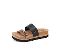 REEF Femme Cushion Vista Hi Sandale Glissante, Duo léopard, 40 EU
