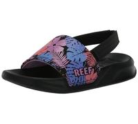 Reef Girl's Little One Slide Sandal, Purple Fronds, 5 UK Child