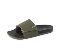 REEF Homme Cushion Phantom Slide Sandale Glissante, Vert Olive/Noir, 44.5 EU