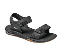 Reef Homme Fanning Baja Sandale de Sport, Noir plaqué Argent, 37.5 EU