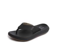 Reef Homme Swellsole Cruiser Flip-Flop, Noir Gris, 45 EU