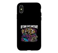 Reef Keeper Aquarium My Tank is My Sanctuary Coque pour iPhone X/XS