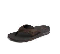 REEF Leather Fanning, Tongs Homme, Marron (Dark Brown Dab), 37.5 EU