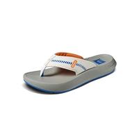 Reef Men's Swellsole Cruiser Flip-Flop, Size M US, Bleu, blanc, orange., 44 EU