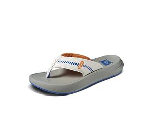 Reef Men's Swellsole Cruiser Flip-Flop, Size M US, Bleu, blanc, orange., 44 EU