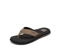 Reef Men's The Layback Flip Flop Sandal Black, Noir/camel, 43 EU