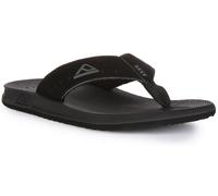 Reef Phantoms Tongs D'Été Plage Sandales Pour Hommes Noires UK 6 - 12