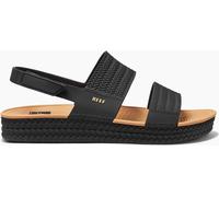 REEF Water Vista Sandales à plateforme pour femme, résistantes à l'eau, sangle velcro réglable, Noir/camel, 35 EU