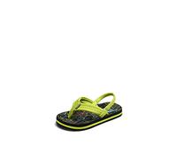 Reef Sandales Little Ahi pour garçon, Paume fluo, 22 EU