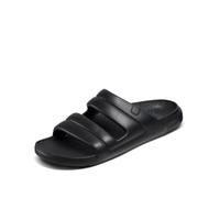 Reef Sandales Oasis à deux barres pour homme, noir, pointure 46, Noir, 46 EU