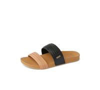 REEF Sandales Vista Braid II Slide pour femme, Tresse noir/marron clair, 42.5 EU