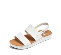 2024 Reef Femmes Water Vista Sandals - White / Tan 38.5