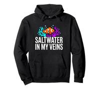 Reef Tank Aquarist Saltwater in My Veins Sweat à Capuche