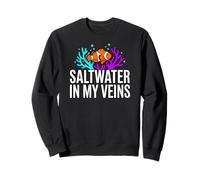 Reef Tank Aquarist Saltwater in My Veins Sweatshirt