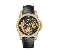 Reef Tiger Artist Series RGA1939 Montre automatique pour homme Motif dragon et phénix, RGA1939-GBB, Artiste