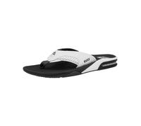 REEF Tongs 'Fanning' noir / blanc, Taille 48