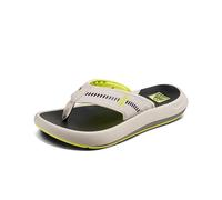 Reef Tongs Swellsole CruiserFlop pour homme, Gris citron, 45 EU