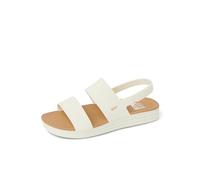 REEF Water Vista Sandales à plateforme pour femme, résistantes à l'eau, sangle velcro réglable, Blanc/marron clair, 36 EU