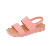 REEF Water Vista Womens Platform Sandal, Water Friendly, Adjustable Strap, Burnt Coral, 5
