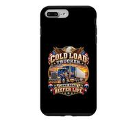Reefer Camion Driver Charge Froid Long Road Trucker Life Coque pour iPhone 7 Plus/8 Plus