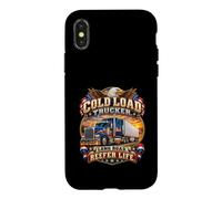 Reefer Camion Driver Charge Froid Long Road Trucker Life Coque pour iPhone X/XS