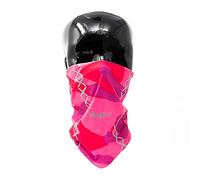 REEFLEXX Pink Camou Loop Foulard tubulaire multifonction imprimé camouflage et respirant avec réflecteurs pour enfants