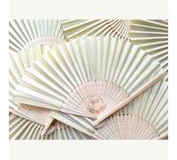 REEG Lot de 65 éventails personnalisés en soie avec inscription « Bride Squad » pour réception de mariage, invitations de mariage, cadeaux « Save the date »