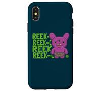 Reek-O Budgie Fuggler Monster Texte Coque pour iPhone X/XS