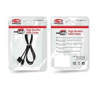 Reekin Chargeur USB Type-C - 1,0 mètre Noir-Nylon