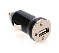 Reekin - Chargeur Voiture Allume Cigare USB Noir pour Samsung,Apple,Huawei,HTC,Sony,ect.. 1A