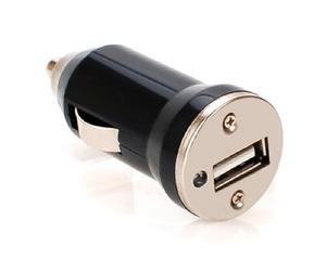 Reekin - Chargeur Voiture Allume Cigare USB Noir pour Samsung,Apple,Huawei,HTC,Sony,ect.. 1A