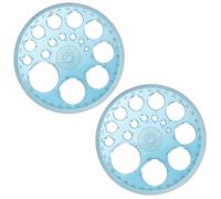 REEKNOKOL Pochoirs Ronds pour Peinture, Outil de Dessin de Cercle, modèles de Cercle pour Dessin, modèle de règle pour la Peinture géométrique, étude de la Conception (Bleu)