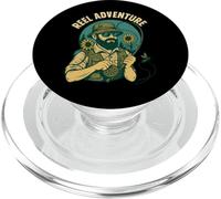 Reel Adventure Pêche à la mouche graphique PopSockets PopGrip pour MagSafe