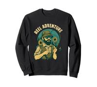 Reel Adventure Pêche à la mouche graphique Sweatshirt