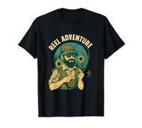 Reel Adventure Pêche à la mouche graphique T-Shirt