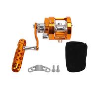 Reel de pêche en mer Profonde Offshore | Frein de 16 kg et traînée de 30 kg | Bobine de pêche à la traîne en Alliage en Aluminium pour la pêche en Eau salée/Grand gibier | 7 + 1 (SY90L Single Speed