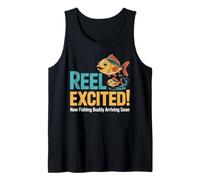 Reel Excited New Fishing Buddy arrive bientôt annonce Débardeur